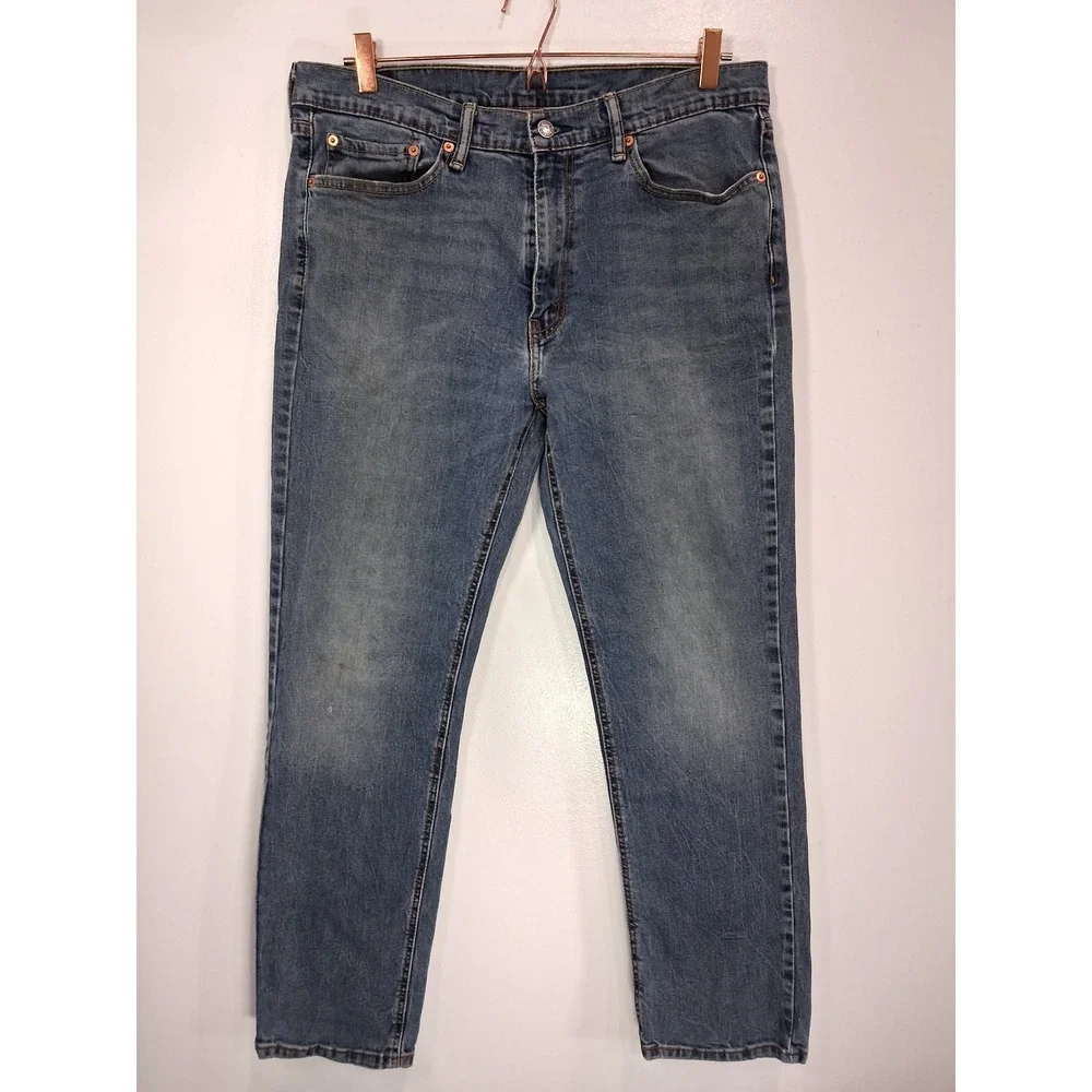 Levis 511 Slim Fit‎ Mens Jeans Medium Wash Blue Denim 36x32 (Measures 35x30)